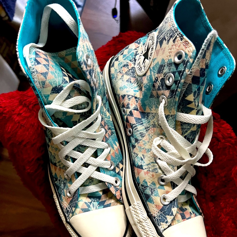 Aztec print Chuck Taylor